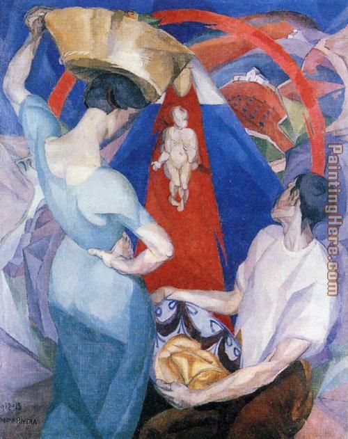 Diego Rivera The Adoration of the Virgin